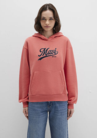 Mavi Logo Baskılı Pembe Sweatshirt 1S10420-71076
