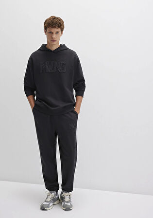 Patch Logo Siyah Eşofman Altı 0010475-900