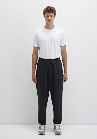 Patch Logo Siyah Eşofman Altı 0010475-900