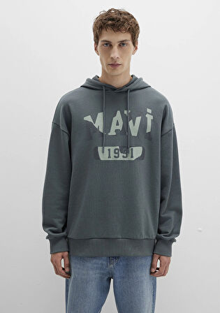 Mavi Baskılı Yeşil Sweatshirt 0S10301-71598