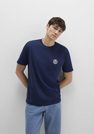 Mavi Logo Baskılı Lacivert Tişört 0613014-70497