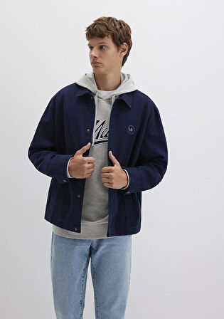 Lacivert İnce Ceket Gömlek 0211687-86415