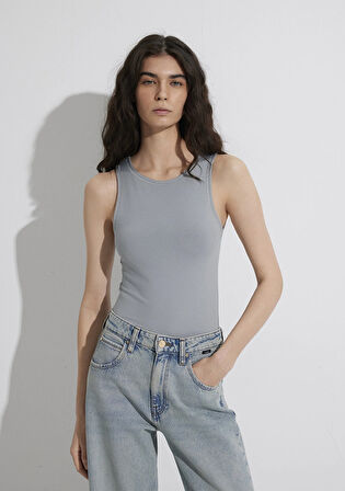 Gri Poliamid Tişört 1613499-70098