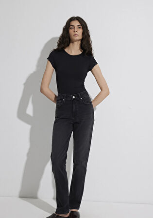 Siyah Poliamid Tişört 1613500-900