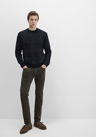 Marcus Koyu Yeşil Kadife Pantolon 0035191109