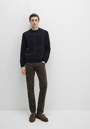 Marcus Koyu Yeşil Kadife Pantolon 0035191109