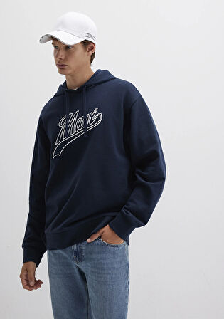 Mavi Logo Kapüşonlu Lacivert Sweatshirt 0S10469-70490
