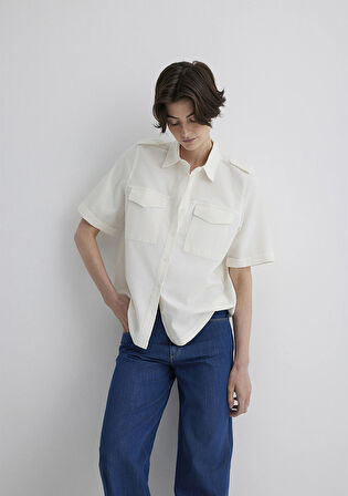 Ekru Gömlek 1211266-70057
