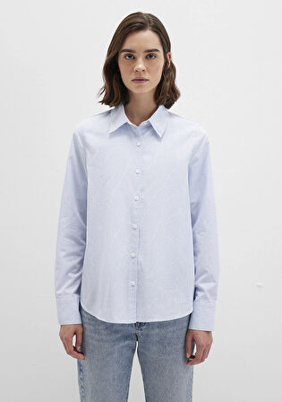 Kareli Mavi Gömlek 1211168-83150