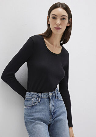 2'li Uzun Kollu Basic Tişört 1613519-90891