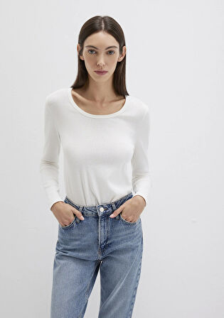 2'li Uzun Kollu Basic Tişört 1613519-90891