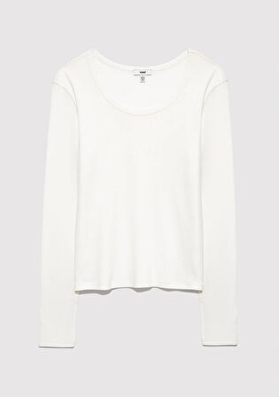 2'li Uzun Kollu Basic Tişört 1613519-90891