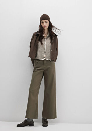 Paloma Haki Gabardin Pantolon 1010114-91195