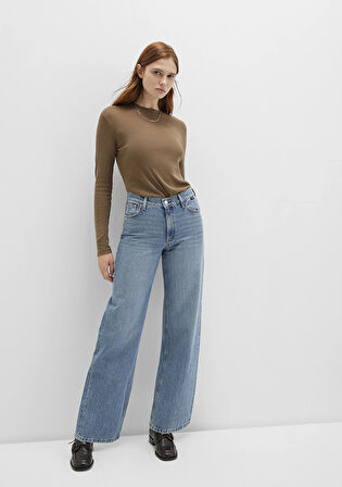 Breezy Mavi Jeans Extra Puslu Açık Mavi Jean Pantolon 1012651-91234