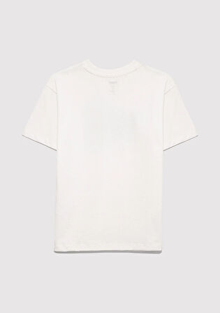 Mavi Jeans Baskılı Ekru Tişört 6610373-70057