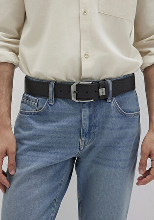 Siyah Suni Deri Kemer 0912074-900