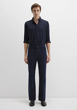 Lacivert Kadife Pantolon 0010509-70490