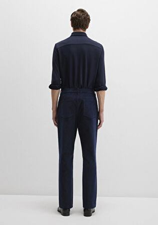 Lacivert Kadife Pantolon 0010509-70490