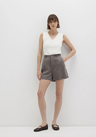 Gri Şort 1410195-70133