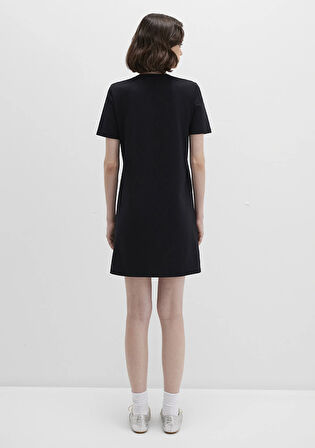 Siyah Mini Elbise 1310773-900