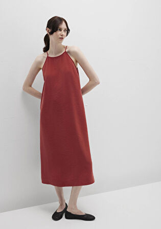 Kırmızı Midi Elbise 1310770-70450
