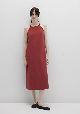 Kırmızı Midi Elbise 1310770-70450