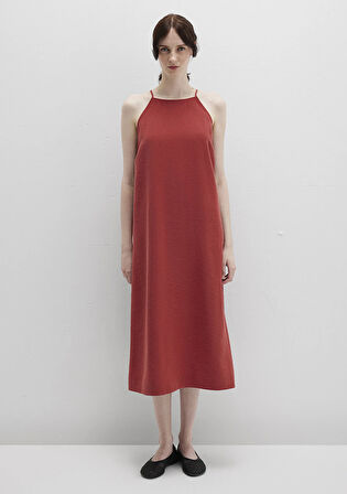 Kırmızı Midi Elbise 1310770-70450