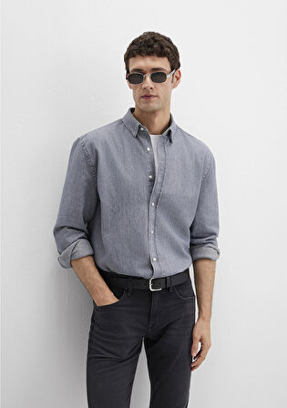 Mavi 0211765-89892 Gri Gömlek