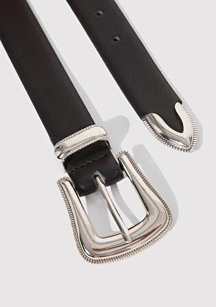 Siyah Suni Deri Kemer 1913654-900