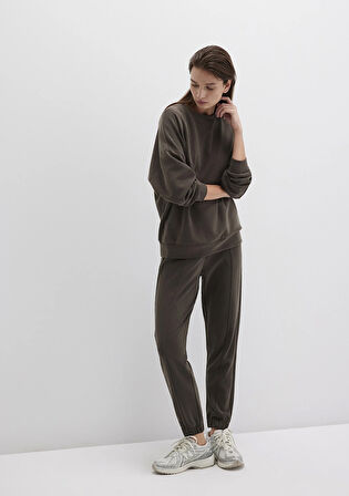 Lux Touch TENCEL TM Modal Kahverengi Eşofman Altı 1600453-90707