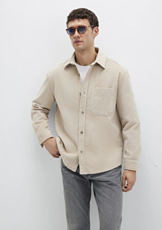 Bej Kadife Gömlek 0211749-70039