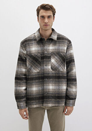 Kareli Kahverengi Ceket 0110745-91228