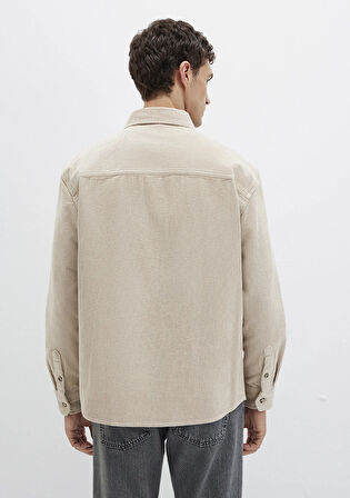 Bej Kadife Gömlek 0211749-70039