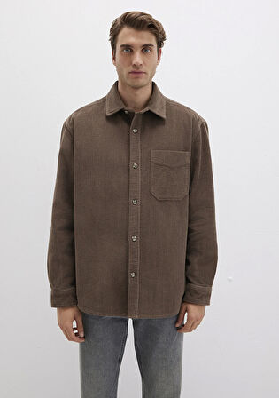 Kahverengi Kadife Gömlek 0211749-70380