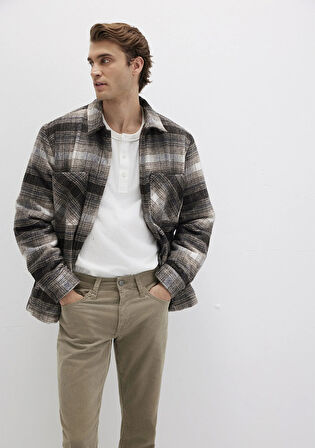 Kareli Kahverengi Ceket 0110745-91228