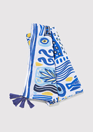 Nazar Boncuğu Desenli Havlu 1913655-28616