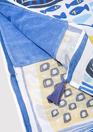 Nazar Boncuğu Desenli Havlu 1913655-28616