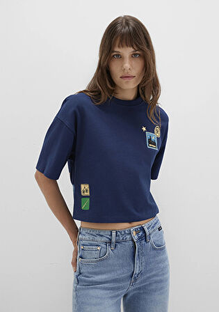 Hogwarts Baskılı Lacivert Tişört 1613674-70488