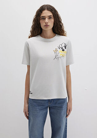 Mickey Moyse Baskılı Gri Tişört 1613673-70077