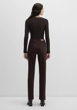 New York Kahverengi Gabardin Pantolon 101441-91340