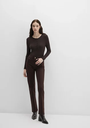 New York Kahverengi Gabardin Pantolon 101441-91340
