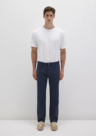 Lisbon Koyu Lacivert Denim Gabardin Pantolon 0010039-90682