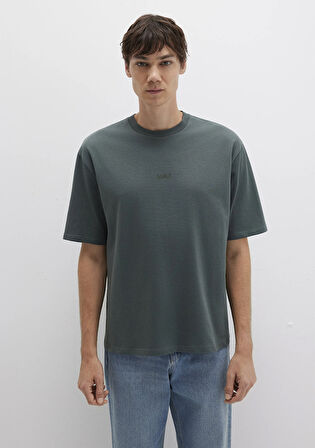 Mavi Baskılı Yeşil Tişört 0613093-71598