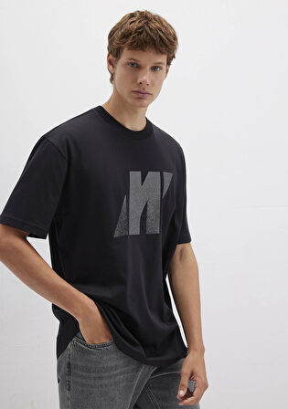 Mavi Pro Logo Baskılı Siyah Tişört 0613086-900