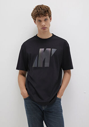 Pro Logo Baskılı Siyah Tişört 0613087-900