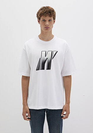 Pro Logo Baskılı Beyaz Tişört 0613084-620