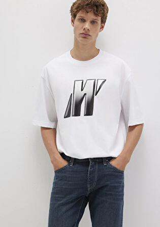 Pro Logo Baskılı Beyaz Tişört 0613084-620