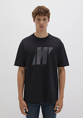 Pro Logo Baskılı Siyah Tişört 0613087-900