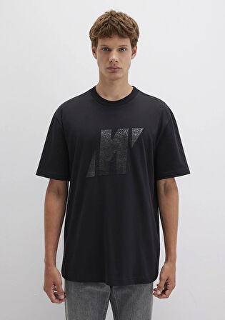 Mavi Pro Logo Baskılı Siyah Tişört 0613086-900