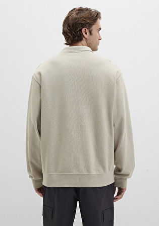 Bej Polo Sweatshirt 0S10323-70146